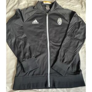 JUVENTUS Adult Track‎ Jacket ADIDAS Full Zip Double Sided Black Soccer  Large